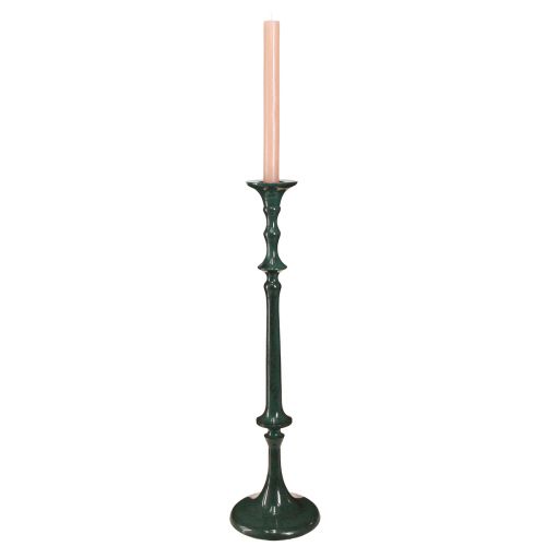 Floristik24 Castiçal alto metal cerâmica aspecto verde Alt.49cm