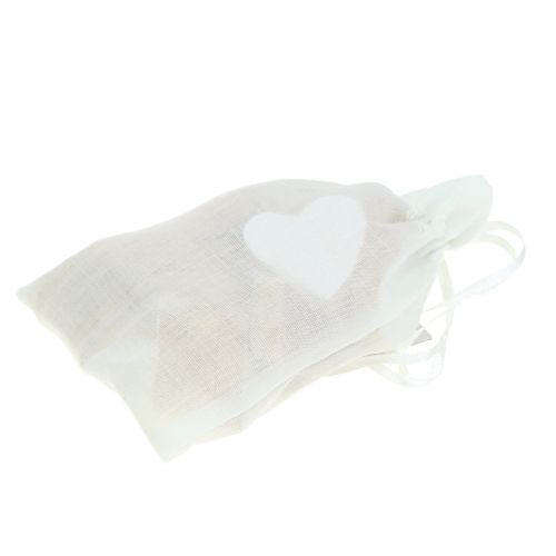 Itens Coração de madeira em saco 2cm - 4cm 24 unid.