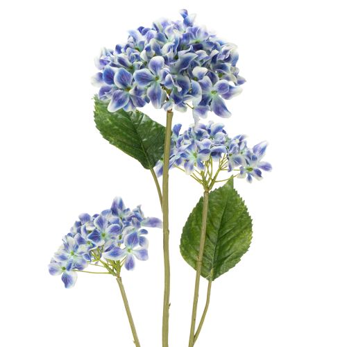 Itens Ramo florido de hortênsia para decoração elegante da casa, 80 cm, 2 peças