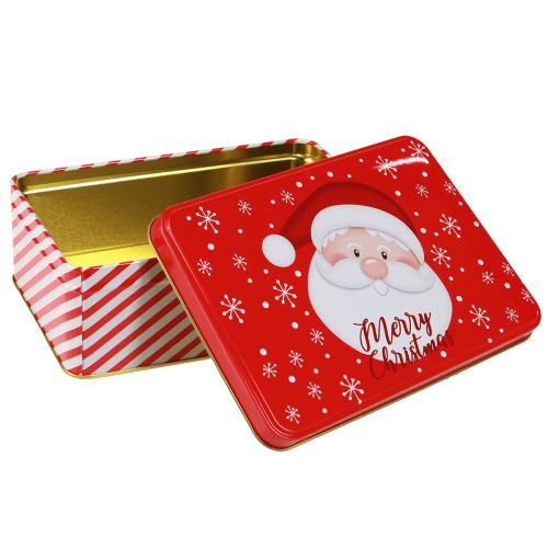 Itens Latas de biscoitos de Natal Feliz Natal C12-19cm conjunto de 3