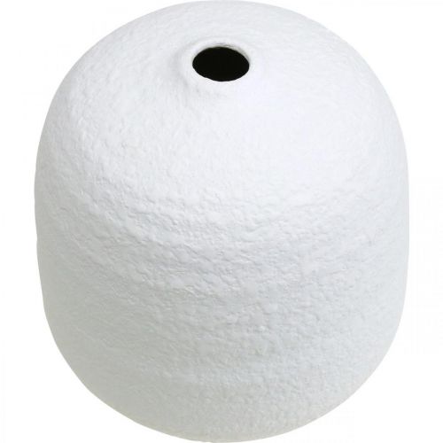 Itens Vaso de cerâmica, vasos decorativos brancos Ø15cm Alt.14,5cm conjunto de 2