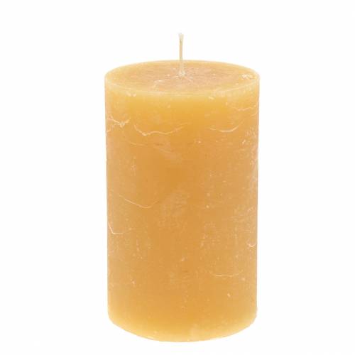 Velas de cor sólida mel 85×150mm 2pcs