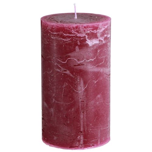 Itens Velas coloridas através de velas pilar Berry 85×150mm 2 un