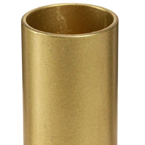 Itens Castiçal para velas em metal dourado Ø28mm 15cm 4 un