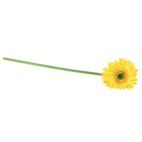 Itens Flores Artificiais Gerbera Sol Amarelo Flor de Jardim 47cm