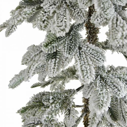 Itens Árvore de Natal artificial Decoração fina de inverno coberta de neve Alt.180cm