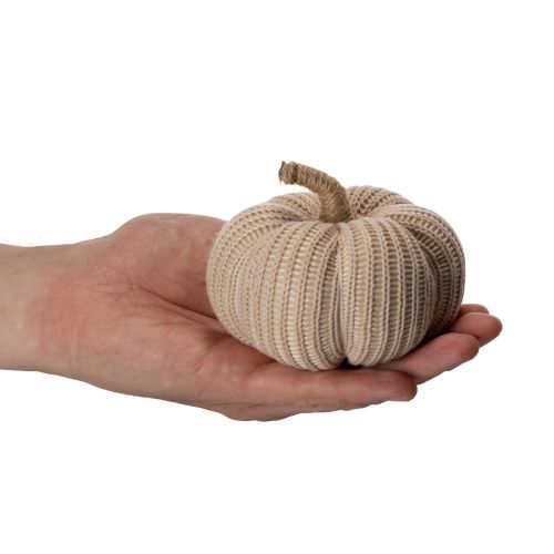 Itens Abóboras decorativas de tricô, decoração de outono, 10 cm, 6 peças