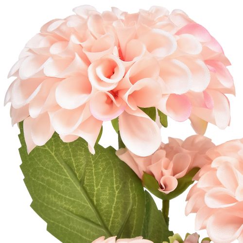 Itens Dália Artificial Flores Artificiais Rosa Com 5 Flores 50cm