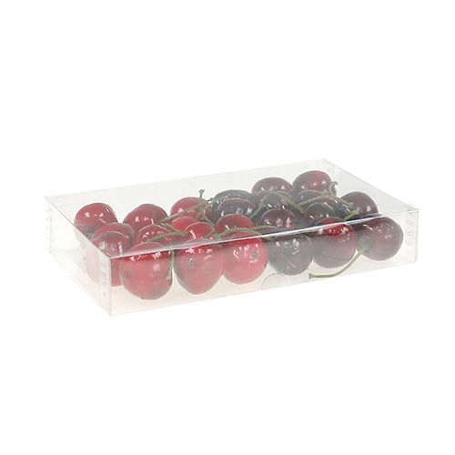 Itens Mistura de cerejas doces de frutas artificiais Ø2,5cm 24 un