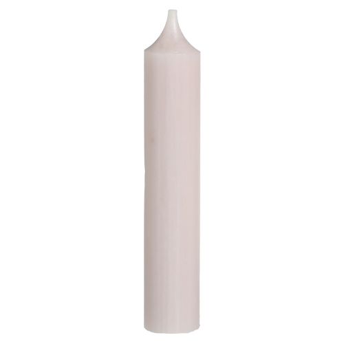 Floristik24 Velas curtas cor rosa claro 21×110mm 6 un