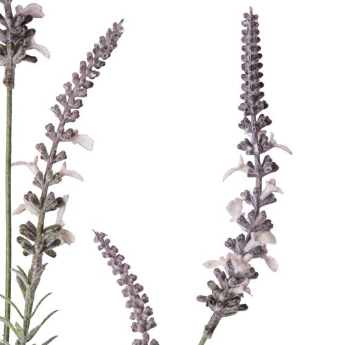 Itens Decoração de lavanda com flores flor artificial em haste longa 82 cm 3 unidades