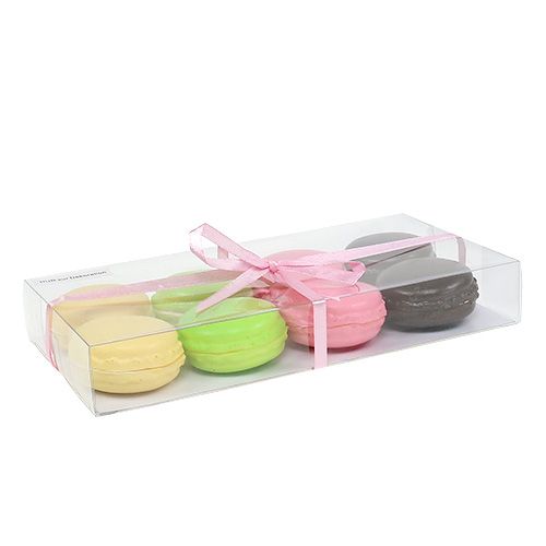 Itens Pastéis decorativos de merengue de macaron, coloridos variados. 5cm 8 unidades