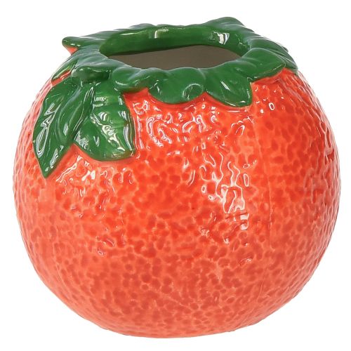 Floristik24 Vaso decorativo mediterrâneo laranja vaso de cerâmica Ø9cm