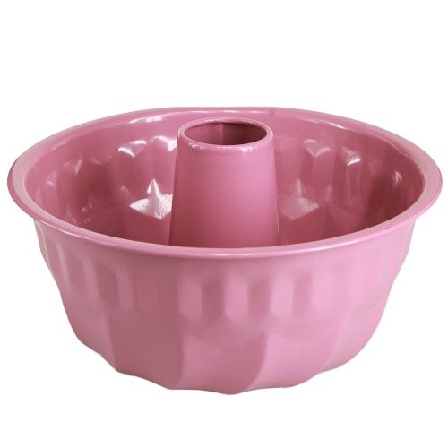 Forma decorativa para tigela de metal Gugelhupf rosa Ø23cm Alt.12cm