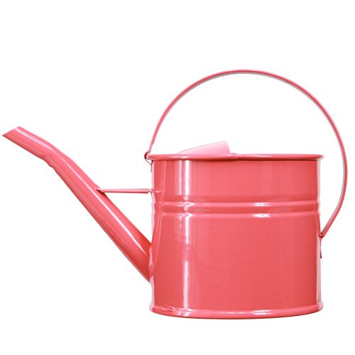 Itens Regador de metal vaso decorativo rosa 28x13x17cm 1,25l