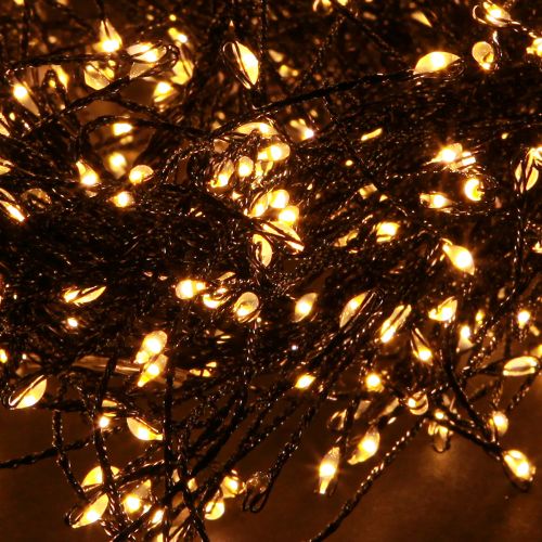 Floristik24 Micro LED cluster luzes de fadas dentro de casa ao ar livre 480 LEDs 300cm
