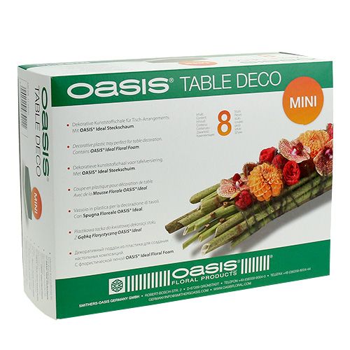 Itens OASIS® Table Deco Mini Espuma Floral 8 unidades