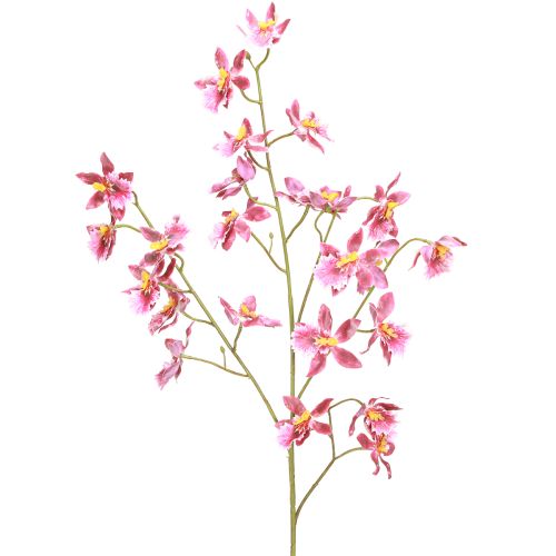 Oncidium Orquídeas Artificiais Decoração Rosa Violeta 93cm 2pcs