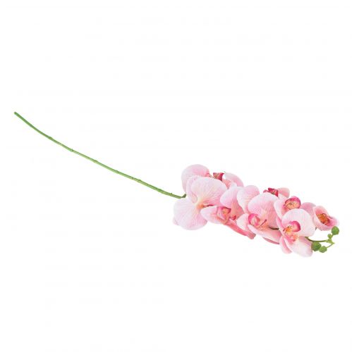 Itens Orquídea Phalaenopsis artificial 9 flores rosa branco 96cm