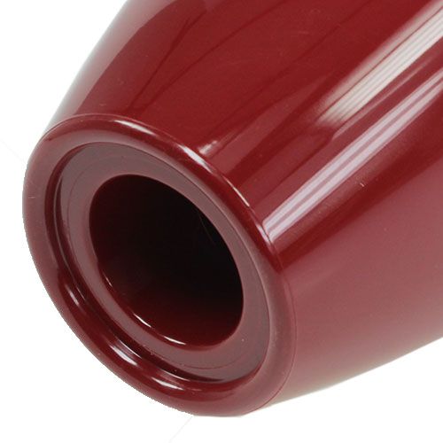 Itens Vaso de orquídea brilhante Ø12,5cm Bordeaux 1ud