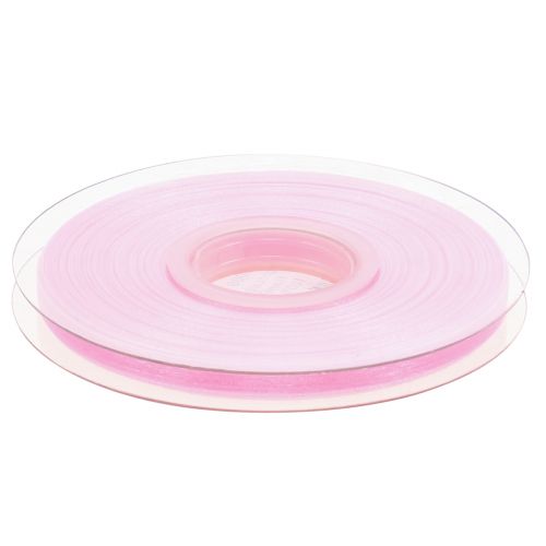 Itens Fita de organza fita de presente fita rosa ourela 6mm 50m