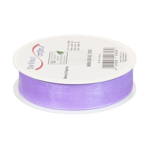 Itens Fita de organza com ourela 2,5cm 50m roxo médio