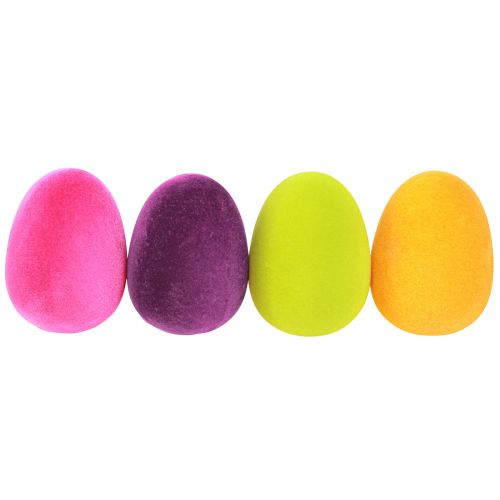 Itens Ovos de Páscoa para pendurar baga verde amarela rosa 11 cm 4 unidades