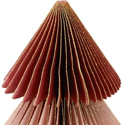 Itens Árvore de Natal de papel Árvore de Natal de papel Bordeaux Alt.30cm