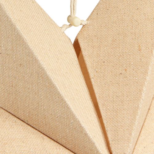 Itens Estrela de papel natural com juta para iluminação 60cmx15cm