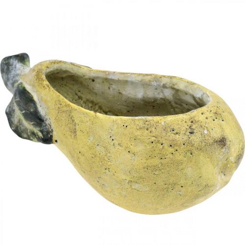 Itens Pêra decorativa, cerâmica para decoração, outono, vaso L25cm Alt.11cm