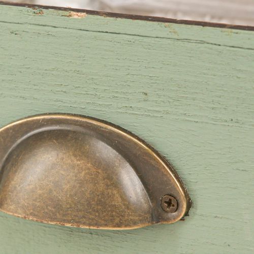 Itens Caixa para plantas decoração de gavetas de madeira 22/18cm conjunto de 2 peças