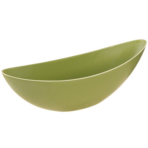 Tigela decorativa de plástico para barco planta verde 28 × 9 × 9 cm 3 unidades