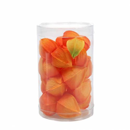 Itens Physalis Orange Sortido 22 peças cálices artificiais decorativos