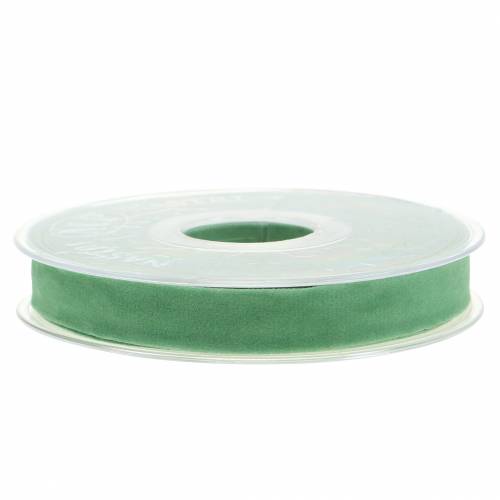 Itens Fita de veludo verde 15mm 7m