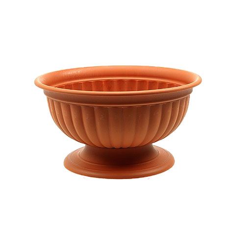 Itens Tigela com pé terracota Ø26cm - 35cm, 1ud