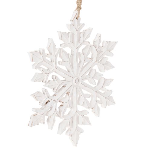 Itens Floco de neve decorativo grande, para pendurar, 30 cm