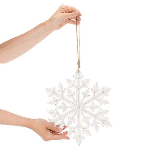 Itens Floco de neve decorativo grande, para pendurar, 30 cm