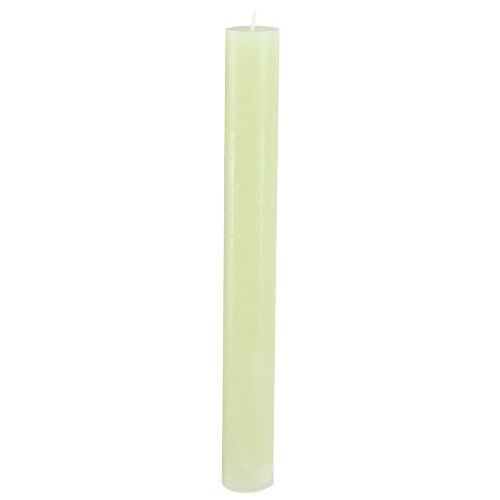 Velas em bastão verde lima velas cor sólida 34x300mm 4 un