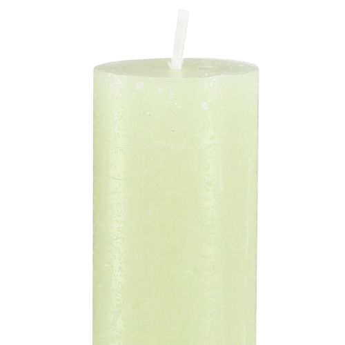 Itens Velas em bastão verde lima velas cor sólida 34x300mm 4 un