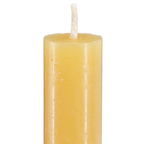 Itens Velas cônicas velas cor sólida mel 21×240mm 12 un