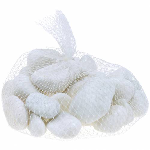 Itens Rio Seixos Branco Natural 3-5cm 1kg