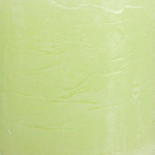 Itens Velas pilar velas cor sólida verde lima 70×80mm 4 un