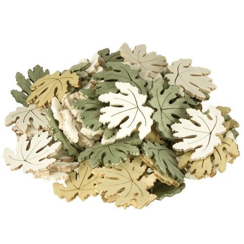 Itens Decoração de mesa outono decoração dispersa decoração em madeira folha de bordo 4cm 72 peças