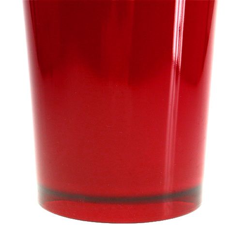 Floristik24 Vaso “Fizzy” Ø13,5cm Alt.20cm vermelho 1ud