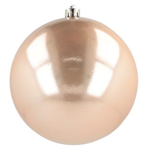 Itens Bola de Natal de plástico ouro rosa bola inquebrável Ø14cm