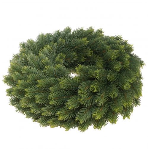 Itens Coroa festiva de abeto artificial - cores verdes naturais, 50 cm - para uso interno e externo