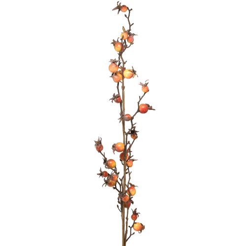 Ramo de rosa mosqueta amarelo/laranja ramo artificial decoração de rosa mosqueta L95cm