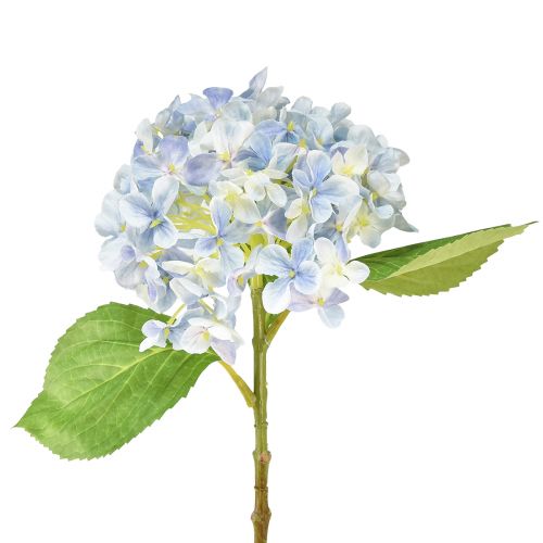 Floristik24 Hortênsia artificial azul flor artificial azul Ø15,5cm 45cm