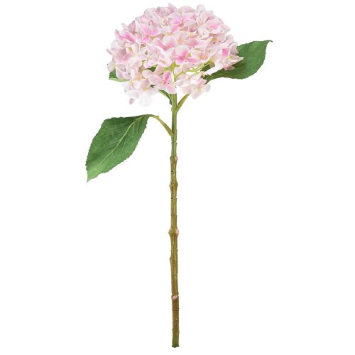 Itens Hortênsia artificial rosa claro flor artificial rosa Ø15,5cm 45cm