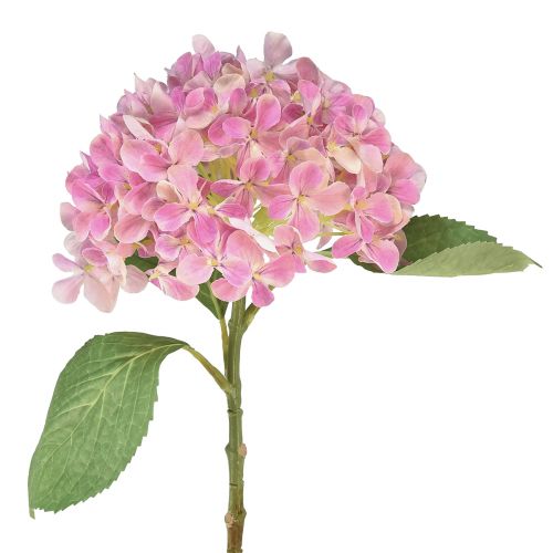 Floristik24 Hortênsia artificial rosa flor artificial rosa Ø15,5cm 45cm